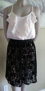 Marquis Spaghetti straps Floral dress, Lulu's tag